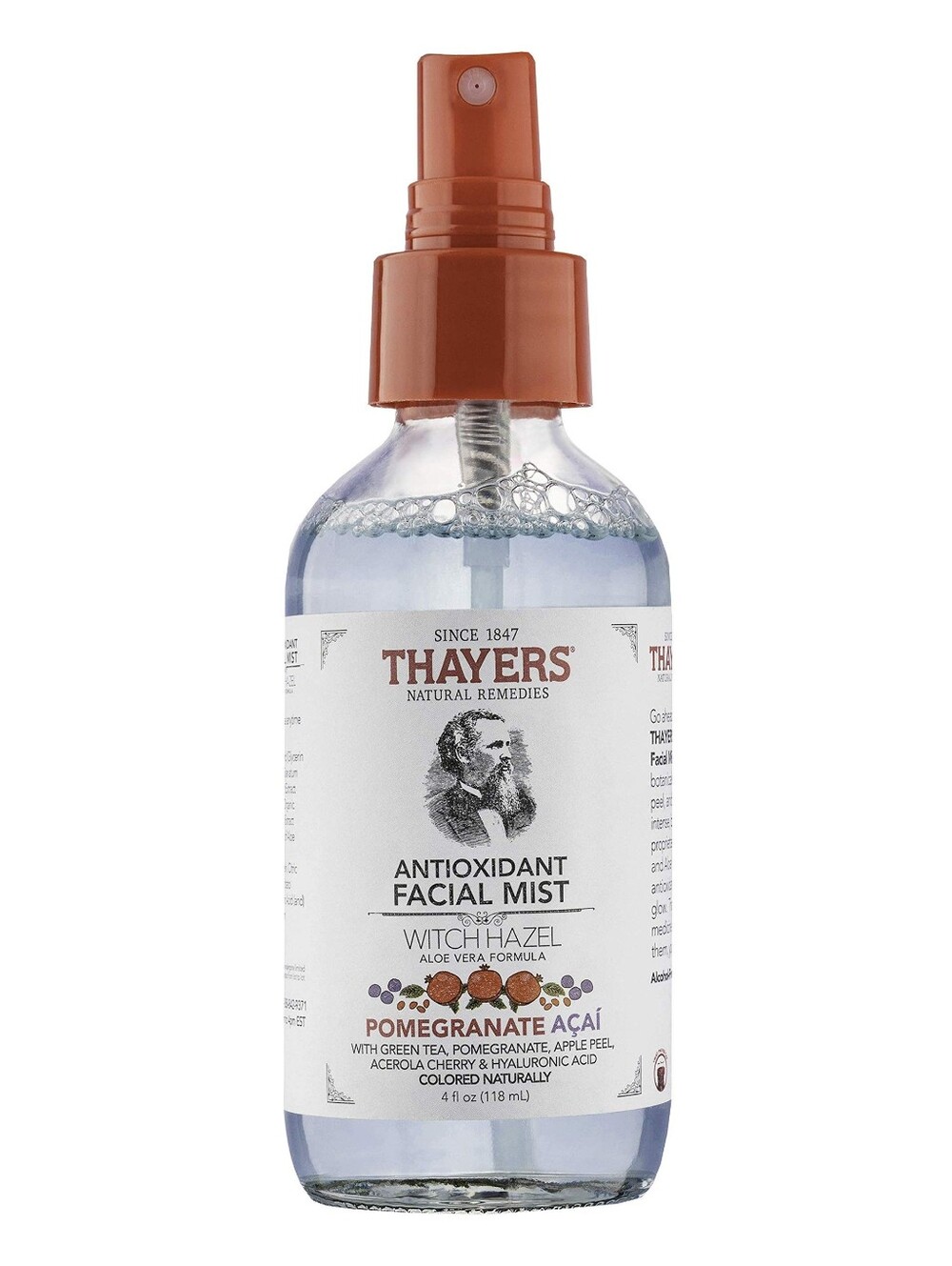 THAYERS Antioxidant Pomegrante Acai Facial Mist, 4 Ounce